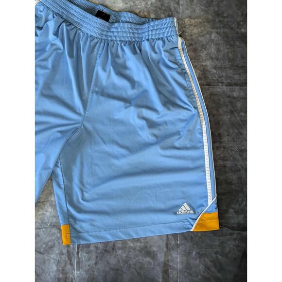 ADIDAS CLIMALITE Women's Athletic Light Blue Size XL Athletic Basketball Shorts - Picture 2 of 7